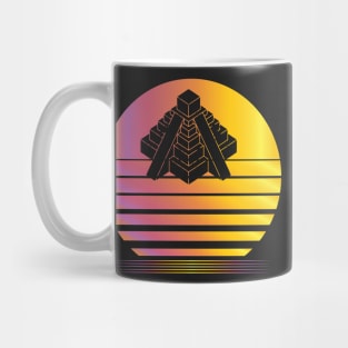 Teotihuacan Synthwave - Board Game Inspired Graphic - Tabletop Gaming  - BGG Mug